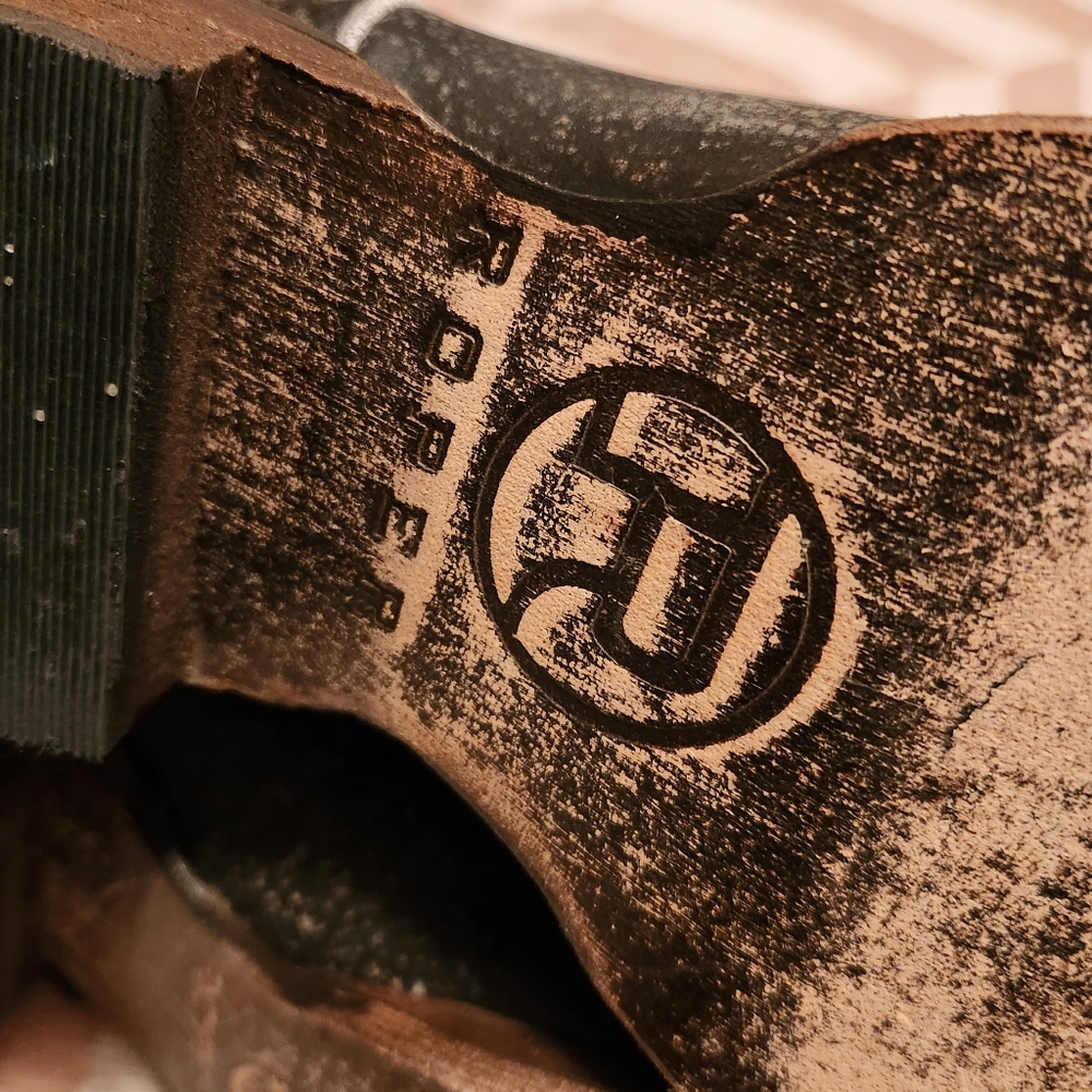 Roper American Patriotic Black and Red Western Boots - Picture 6 of 9